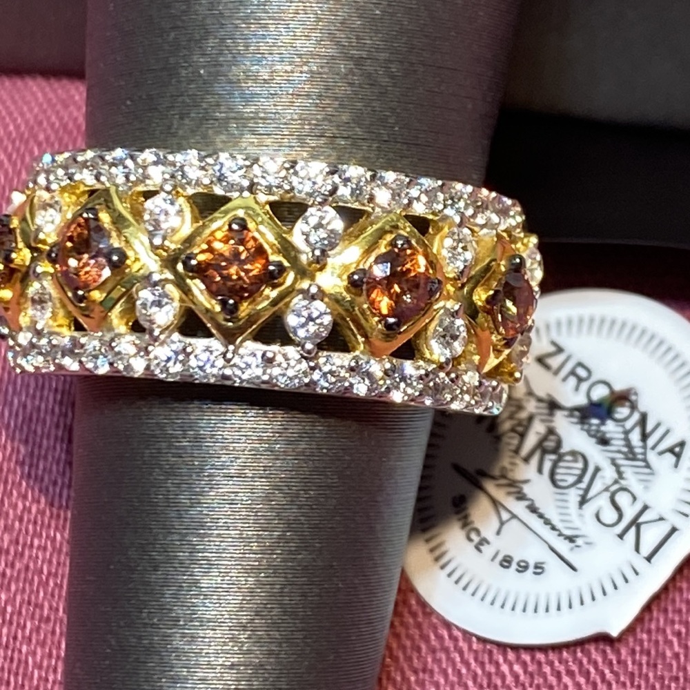 Bella Luce Luxe Caramel & White Cubic Zirconia from Swarovski Ring